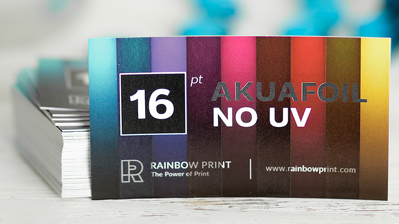 Akuafoil Business Cards