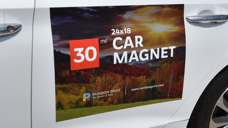 Custom Size Car Magnets