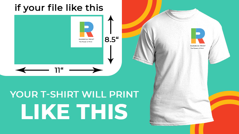 Rainbow Printed T-Shirt - Ready to Wear